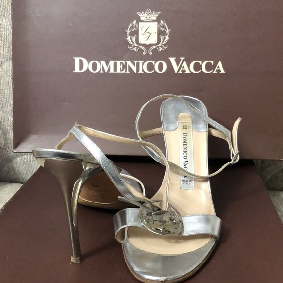 🌺HIGH HEELS DOMENICO VACCA SANDALS SIZE 40 - Picture 8 of 8